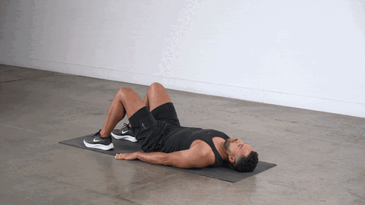 Glute bridges demonstration