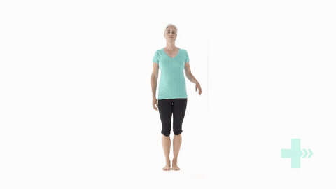 Stationary high-knee march demonstration